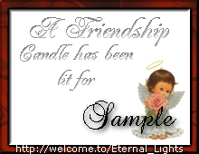 Friendship Plaque Sample